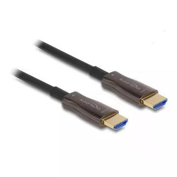 Active Optical HDMI Cable DELOCK 8K 60 Hz 50 m, HDMI Type A male–male, 48 Gbit/s, metal armouring