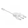 Cable DeLOCK Easy 45 Module USB 2.0 3 in 1 Retractable 0.5m