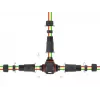 Electric wire connector DELOCK 86917 straight connector 85–260 V, black, 1 pc