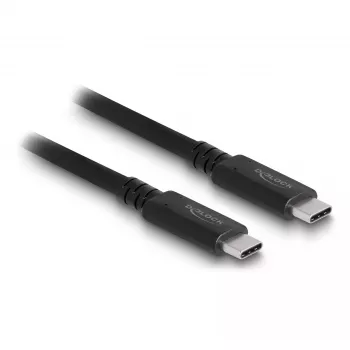 DeLOCK USB4 40 Gbps Coaxial Cable 1.2 m USB PD 3.1 240 W