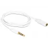 Audio cable DeLOCK 84717 0.5m 3.5mm White