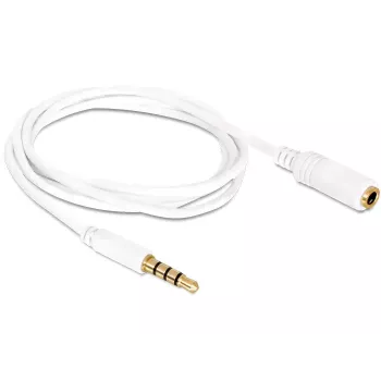 Audio cable DeLOCK 84717 0.5m 3.5mm White