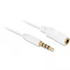Audio cable DeLOCK 84717 0.5m 3.5mm White
