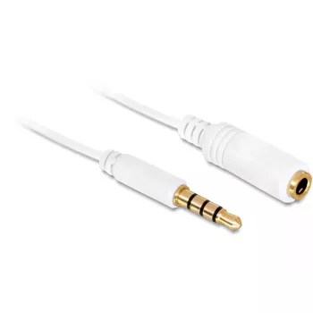 Audio cable DeLOCK 84717 0.5m 3.5mm White