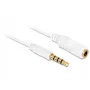 Audio cable DeLOCK 84717 0.5m 3.5mm White