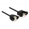 USB Cable DeLOCK 1m USB 2.0-A/USB 2.0-B Black