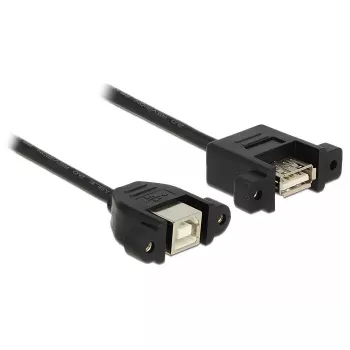 USB Cable DeLOCK 1m USB 2.0-A/USB 2.0-B Black