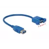 USB Cable DeLOCK 0.25m 2xUSB3.0-A