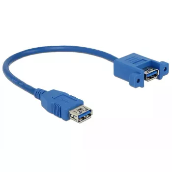 USB Cable DeLOCK 0.25m 2xUSB3.0-A