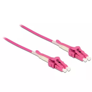 Fibre optic cable DeLOCK 85135 5m LC Pink