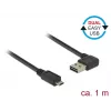 USB Cable DeLOCK 85165 USB 2.0 1m USB A Micro-USB B Black