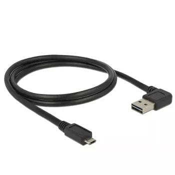 USB Cable DeLOCK 85165 USB 2.0 1m USB A Micro-USB B Black