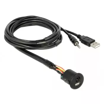 USB Cable DeLOCK 85718 1.5m USB A Black