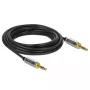 Audio Cable DeLOCK 85788 5m 3.5mm Black Grey