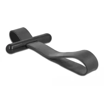 Cable Tie DeLOCK 18337 Rubber Black
