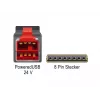 Power Cable DeLOCK 85478 2m PoweredUSB Black