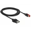 Power Cable DeLOCK 85478 2m PoweredUSB Black