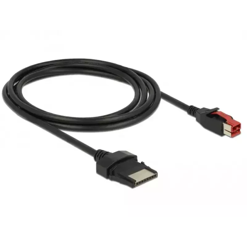 Power Cable DeLOCK 85478 2m PoweredUSB Black