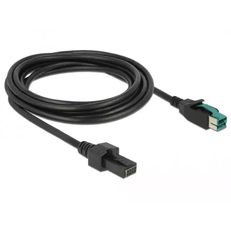 Power Cable DeLOCK 85484 3m PoweredUSB Black