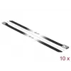 Cable Tie DeLOCK 18815 Steel Black 400mm 10 pcs
