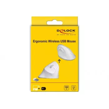 Mouse DeLOCK 12596 Office Right-hand RF Wireless 1600 DPI