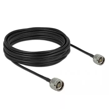 Coaxial Cable LMR195 DeLOCK 90424 10 m Black Grey