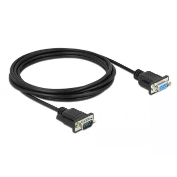 Serial Cable DeLOCK 86617 Black 3m