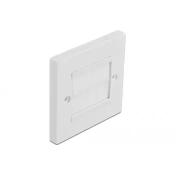 Wall plate DeLOCK 66495 White