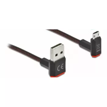 USB Cable DeLOCK EASY-USB 2.0 Type-A to Micro-B Male 2m Black