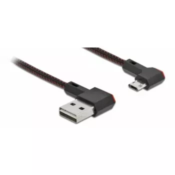 USB Cable DeLOCK EASY-USB 2.0 Type-A to Micro-B Male 1m Black