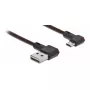 USB Cable DeLOCK EASY-USB 2.0 Type-A to Micro-B Male 1m Black