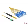 Optical Fiber Cable MPO female to 12 x SC Simplex male DeLOCK 84871