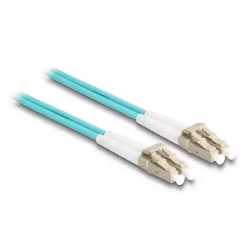 DeLOCK Fiber Optical Cable LC Duplex to LC Duplex OM3 2m