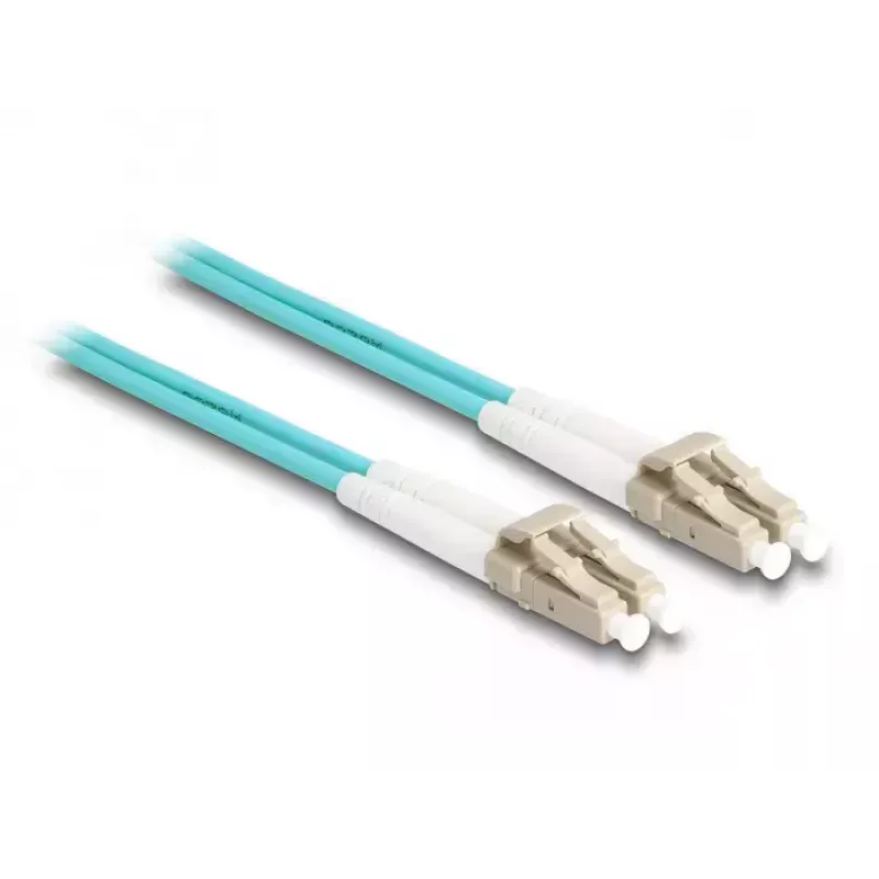 DeLOCK Fiber Optical Cable LC Duplex to LC Duplex OM3 2m