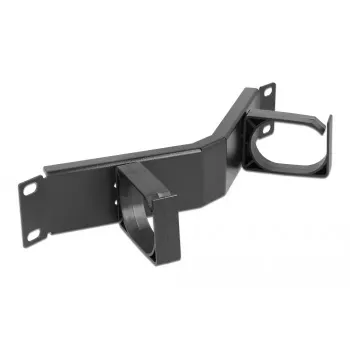 Cable management panel DeLOCK 10 inch 1U black with hooks