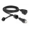 DeLOCK Network Cable RJ45 plug to RJ45 plug Cat.6 STP 3m IP68 waterproof