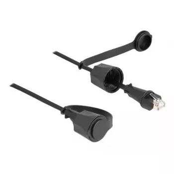 DeLOCK Network Cable RJ45 plug to RJ45 plug Cat.6 STP 3m IP68 waterproof