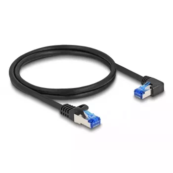 Network Cable DeLOCK RJ45 Cat.6A S/FTP 1m Black