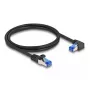 Network Cable DeLOCK RJ45 Cat.6A S/FTP 1m Black