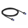 Network Cable DeLOCK RJ45 Cat.6A S/FTP Slim 2m Black