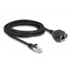 DeLOCK RJ50 Extension Cable male to female S/FTP 3 m black