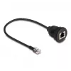 DeLOCK Cable RJ12 plug to RJ12 jack 30 cm black