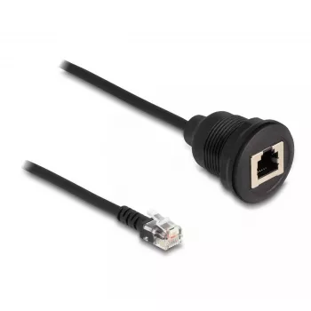 DeLOCK Cable RJ12 plug to RJ12 jack 30 cm black