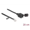 DeLOCK Cable RJ12 plug to RJ12 jack 20 cm black