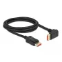 DisplayPort cable DeLOCK 87055 2m 8K 60Hz male to male 90° upwards