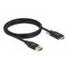 USB Cable DeLOCK 84017 1.5m USB 3.2 Gen 1 USB A USB C Black