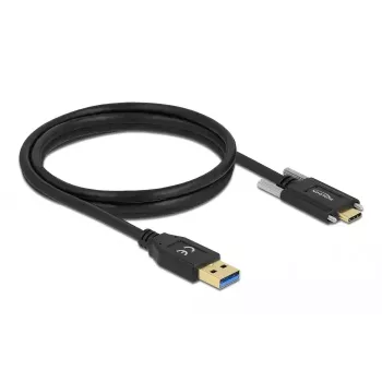 USB Cable DeLOCK 84017 1.5m USB 3.2 Gen 1 USB A USB C Black