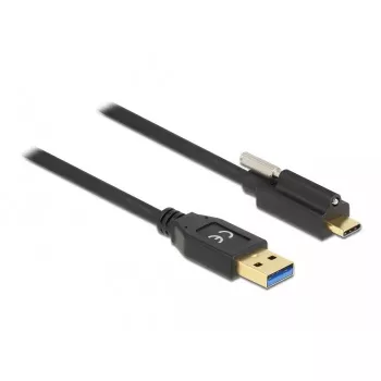 USB Cable DeLOCK 84028 1.5m USB 3.2 Gen 1 USB A USB C Black