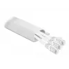 Cable duct DeLOCK 20885 under-table mounting 63 x 28 mm white 2 pcs