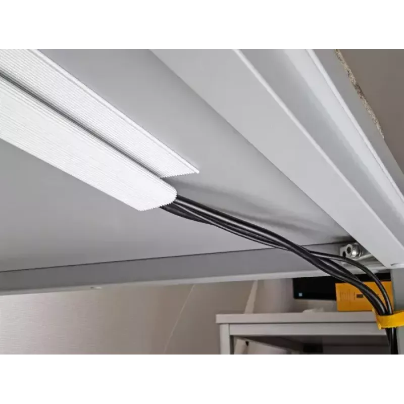 Cable duct DeLOCK 20885 under-table mounting 63 x 28 mm white 2 pcs